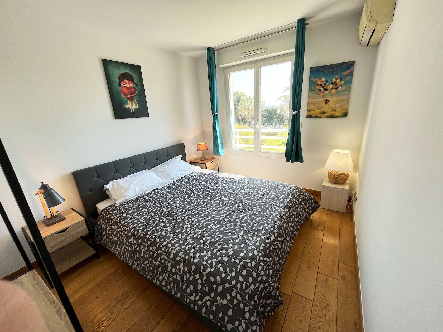 Second bedroom with a 160 cm bed